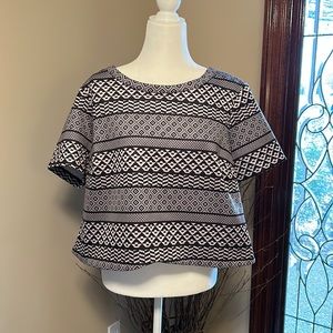 ICE woman geometric print top sz 18w/20
